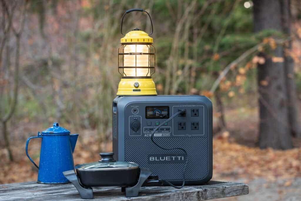 Station électrique portable camping nature