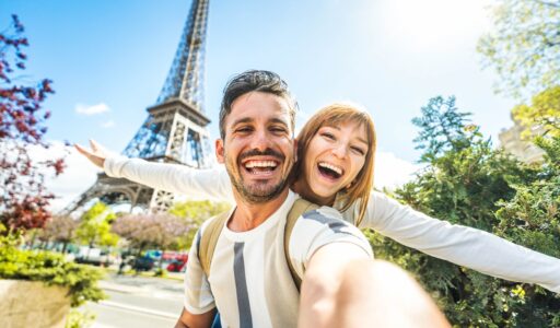 couple à Paris