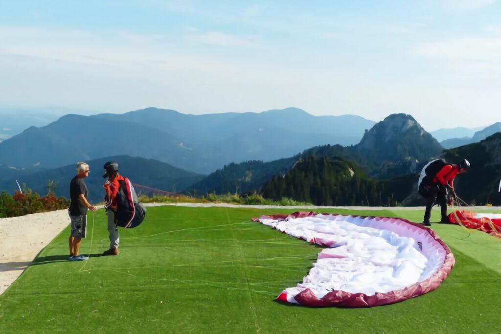 faire du parapente