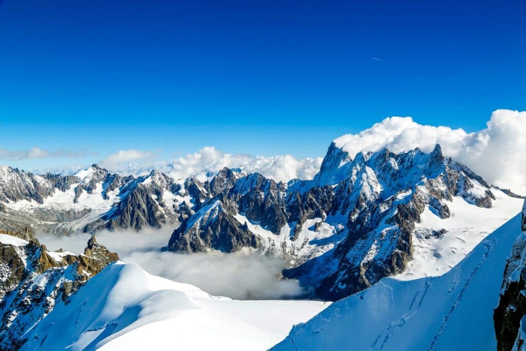 Mont Blanc en hiver