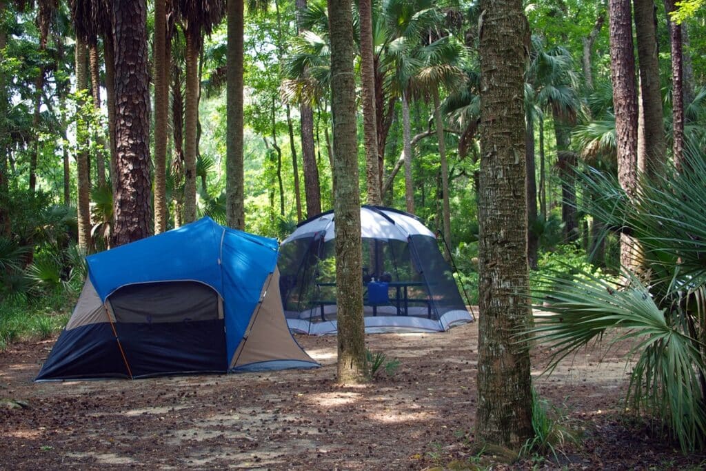 Ocala camping gratuit en Floride